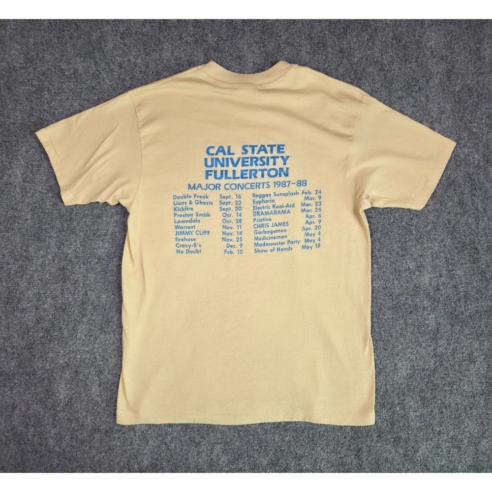 Vintage‎ 1988 No Doubt EARLY Concert Shirt Cal State Fullerton ASP Single Stitch